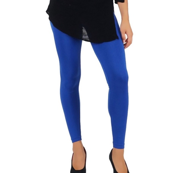 NWT Blue Leggings | OS Regular - Picture 1 of 10